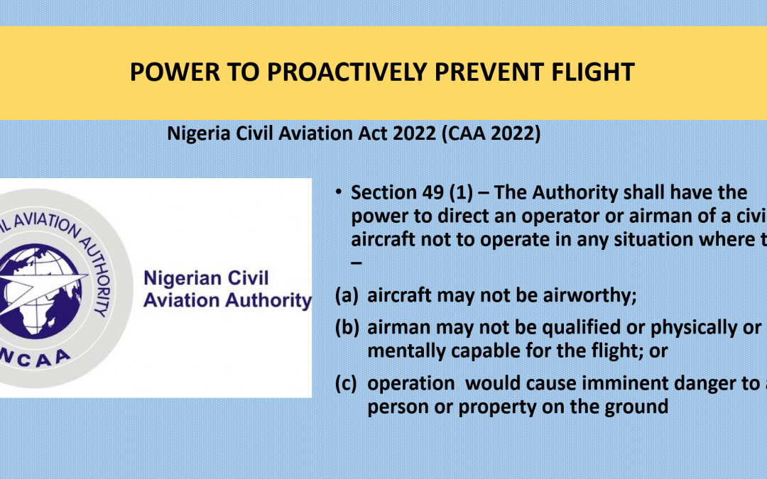 Ensuring Air Safety: A Vital Provisions of Nigeria’s Civil Aviation Authority CAA 2022