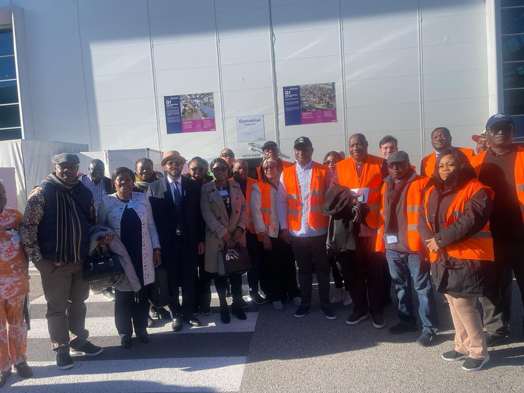 Festus Keyamo visit to the headquarters of AIRBUS aircraft in the southwest region of Occitanie.